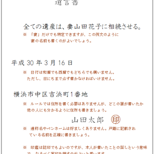 遺言書