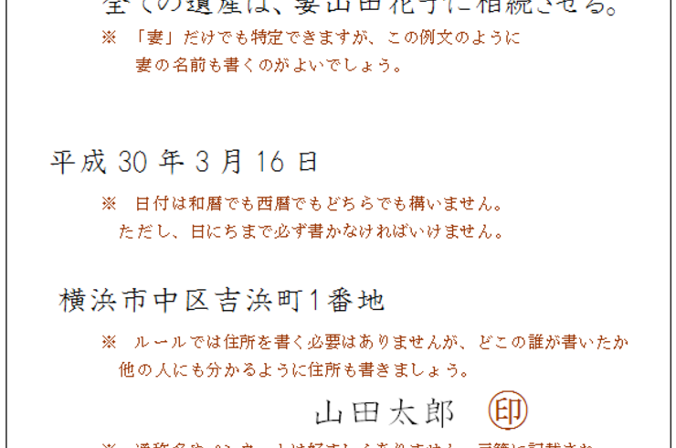 遺言書
