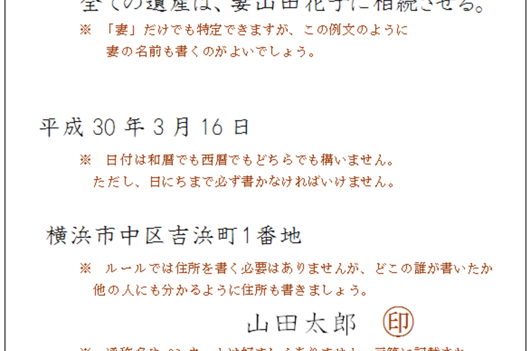 遺言書